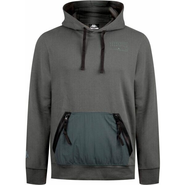 Kappa GENATHAN Pánská mikina, zelená, velikost