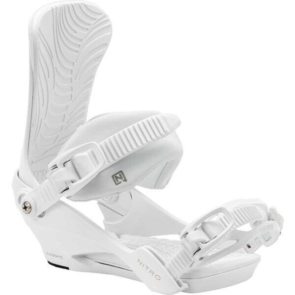 NITRO COSMIC Dámské snowboardové vázání, bílá, velikost