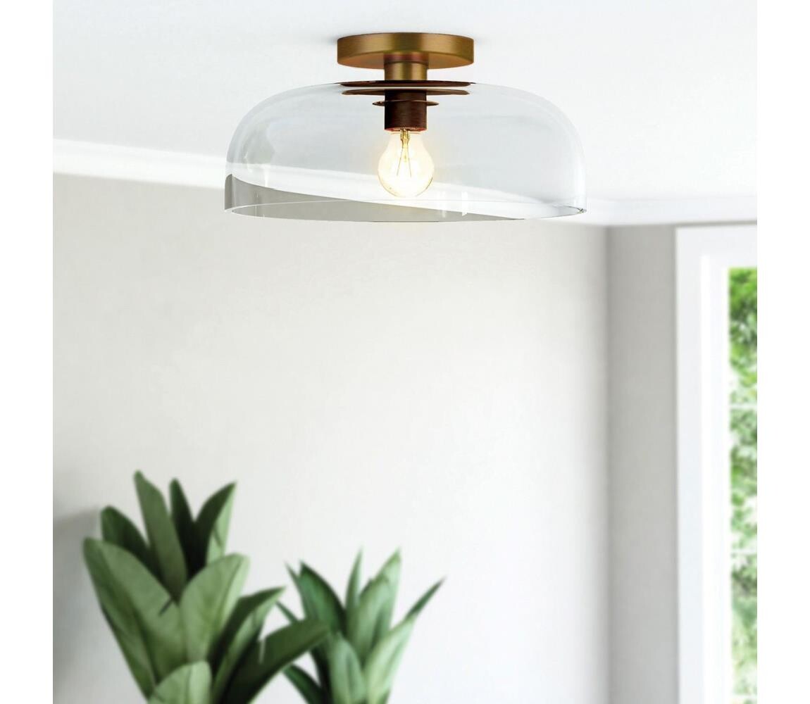 Elstead Alora Mood ALM-SYLVIA-SF-BG-CL - Stropní svítidlo SYLVIA 1xE27/60W/230V zlatá