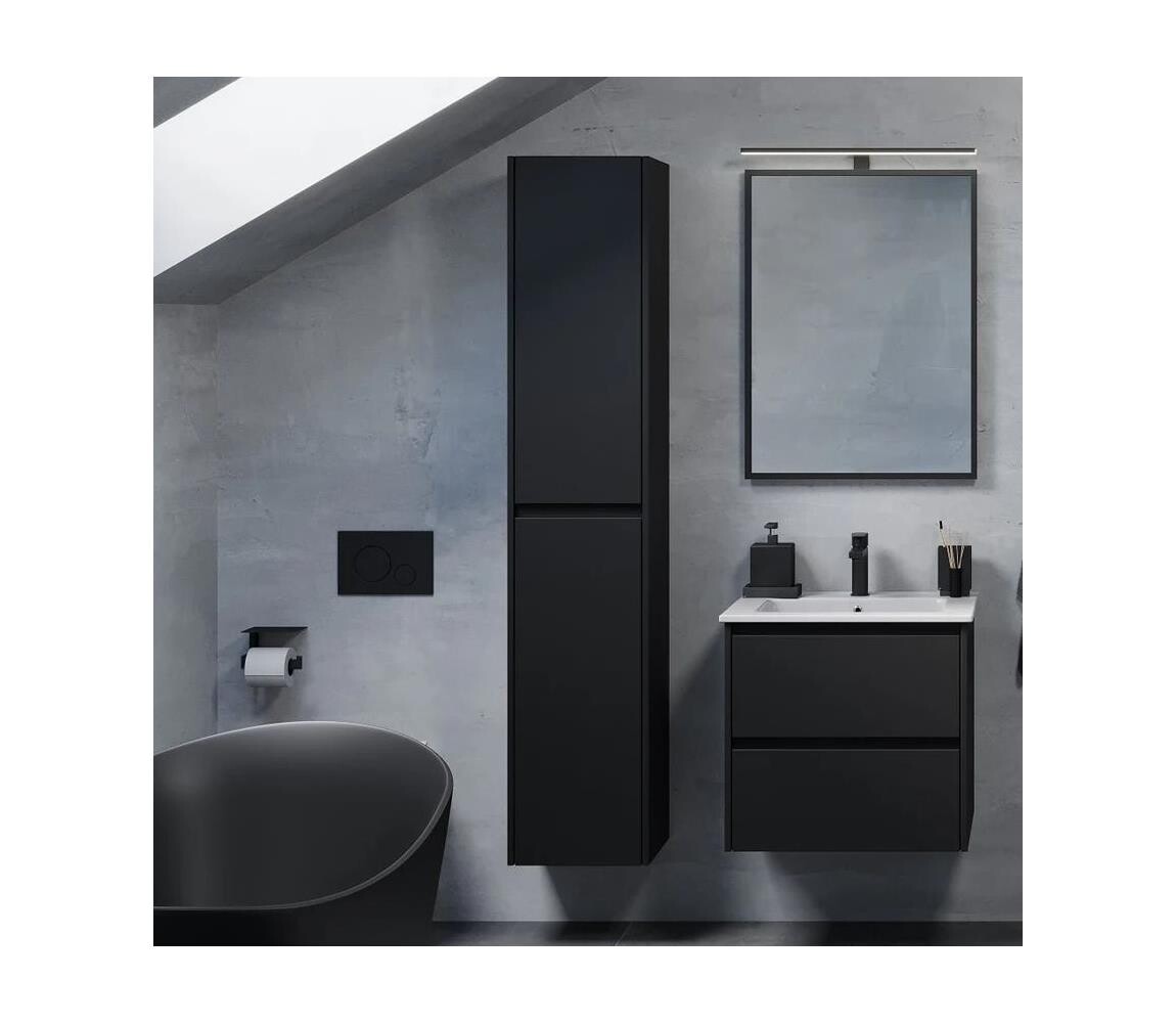 BATH DELUXE Koupelnová skříňka LYKE 174 cm černá