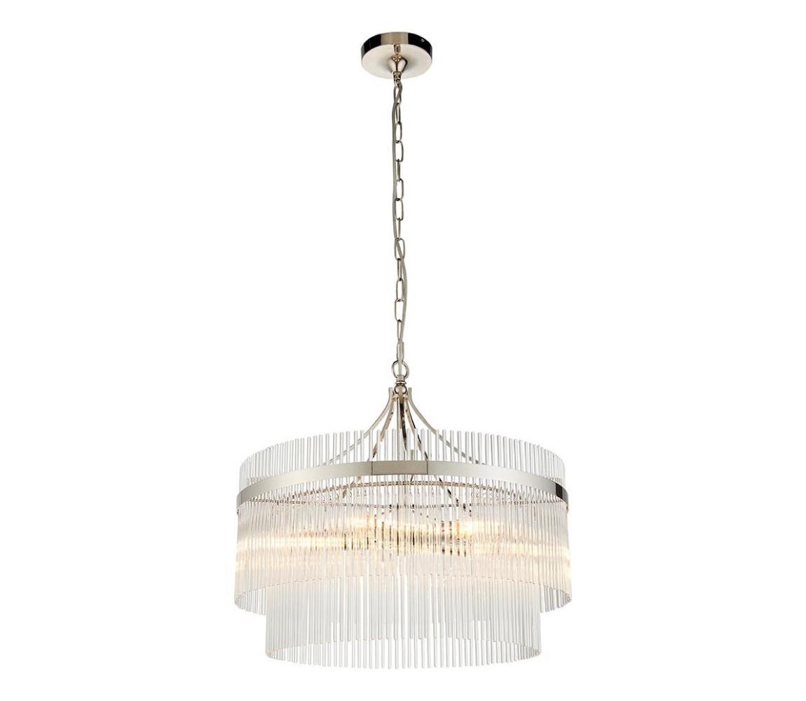 Endon Endon 104112 - Lustr na řetězu MARIETTA 5xE14/7W/230V lesklý chrom/čirá