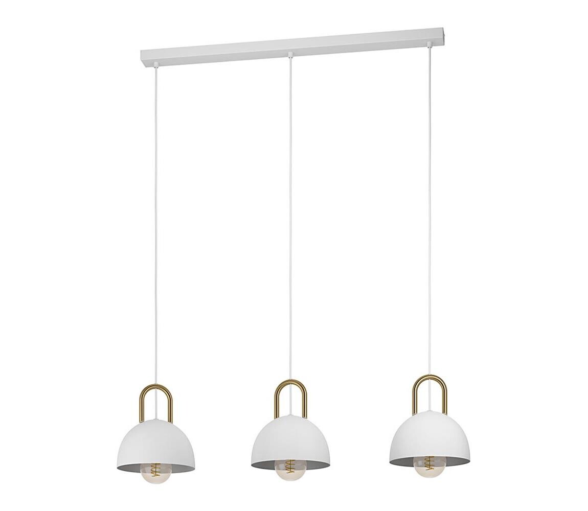 Eglo Eglo 99696 - Lustr na lanku CALMANERA 3xE27/40W/230V bílá