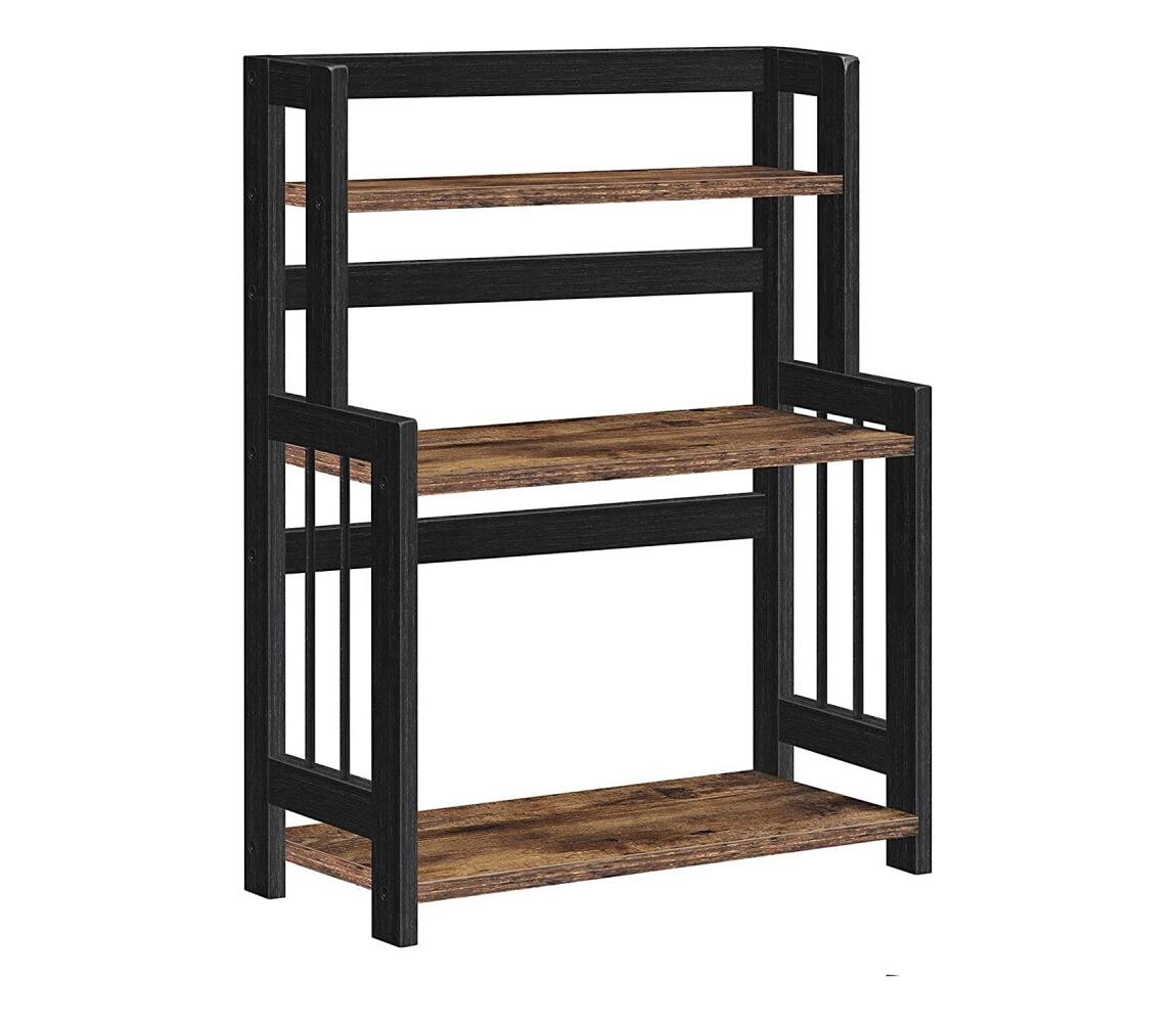 Policový regál do kuchyně MARGE černá