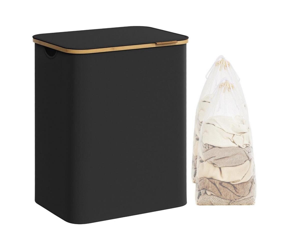 Koš na prádlo TATE černá
