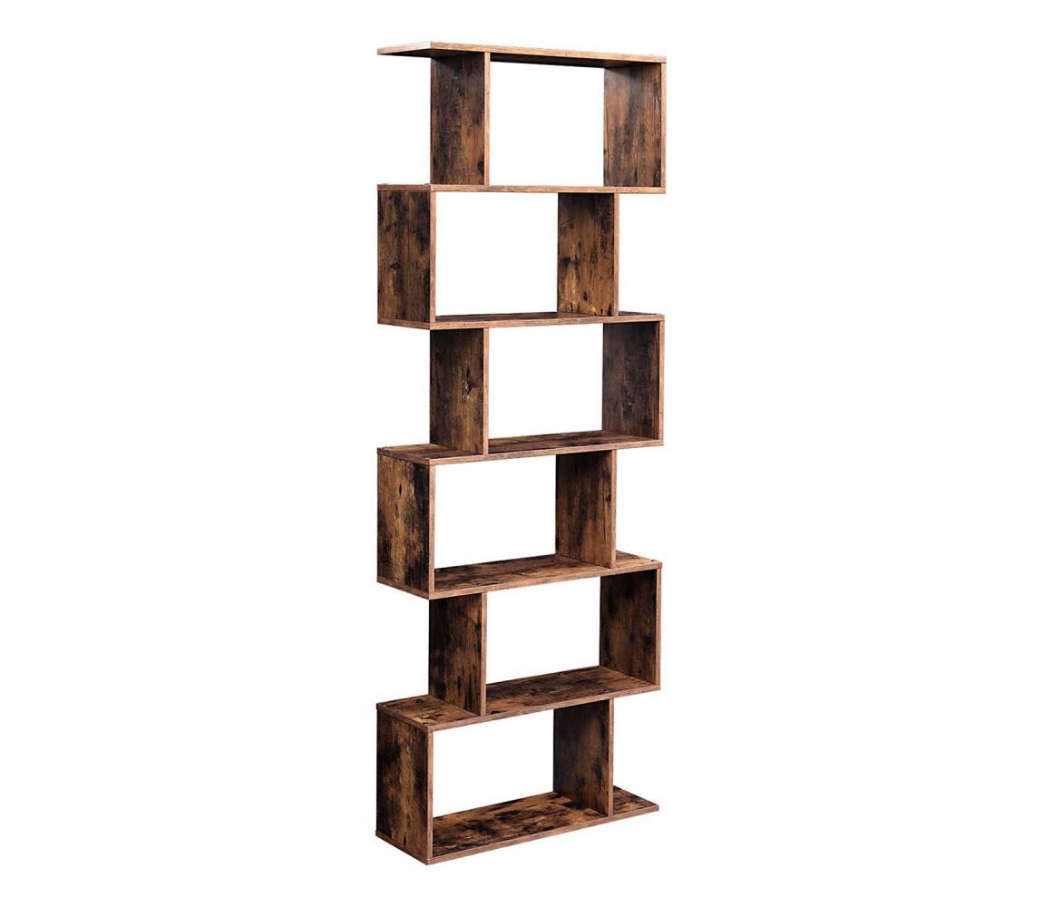 Knihovna LIVARO hnědá