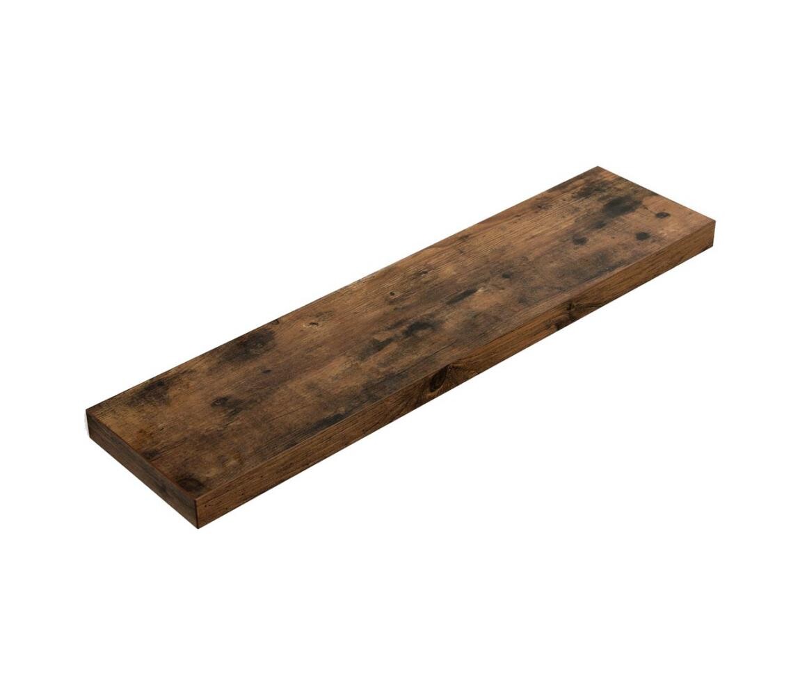 Nástěnná police SHELFY hnědá