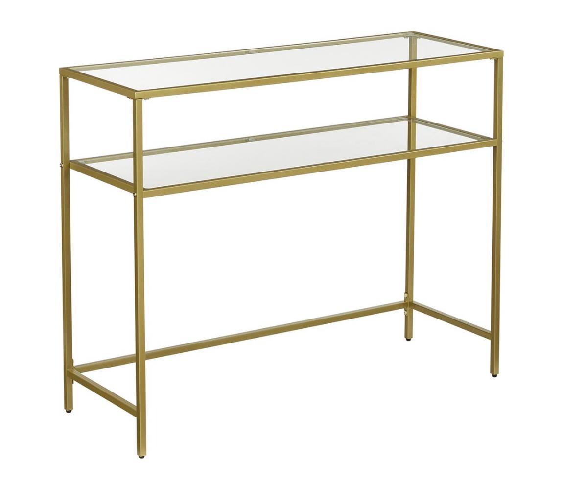 Odkládací stolek CIREL zlatá