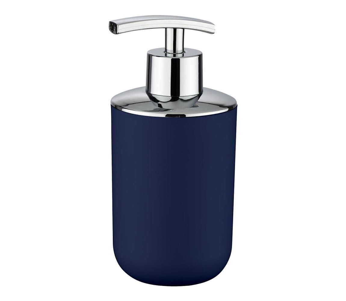 Wenko WENKO 22519100 - Dávkovač mýdla BRASIL 320 ml modrá/lesk. chrom