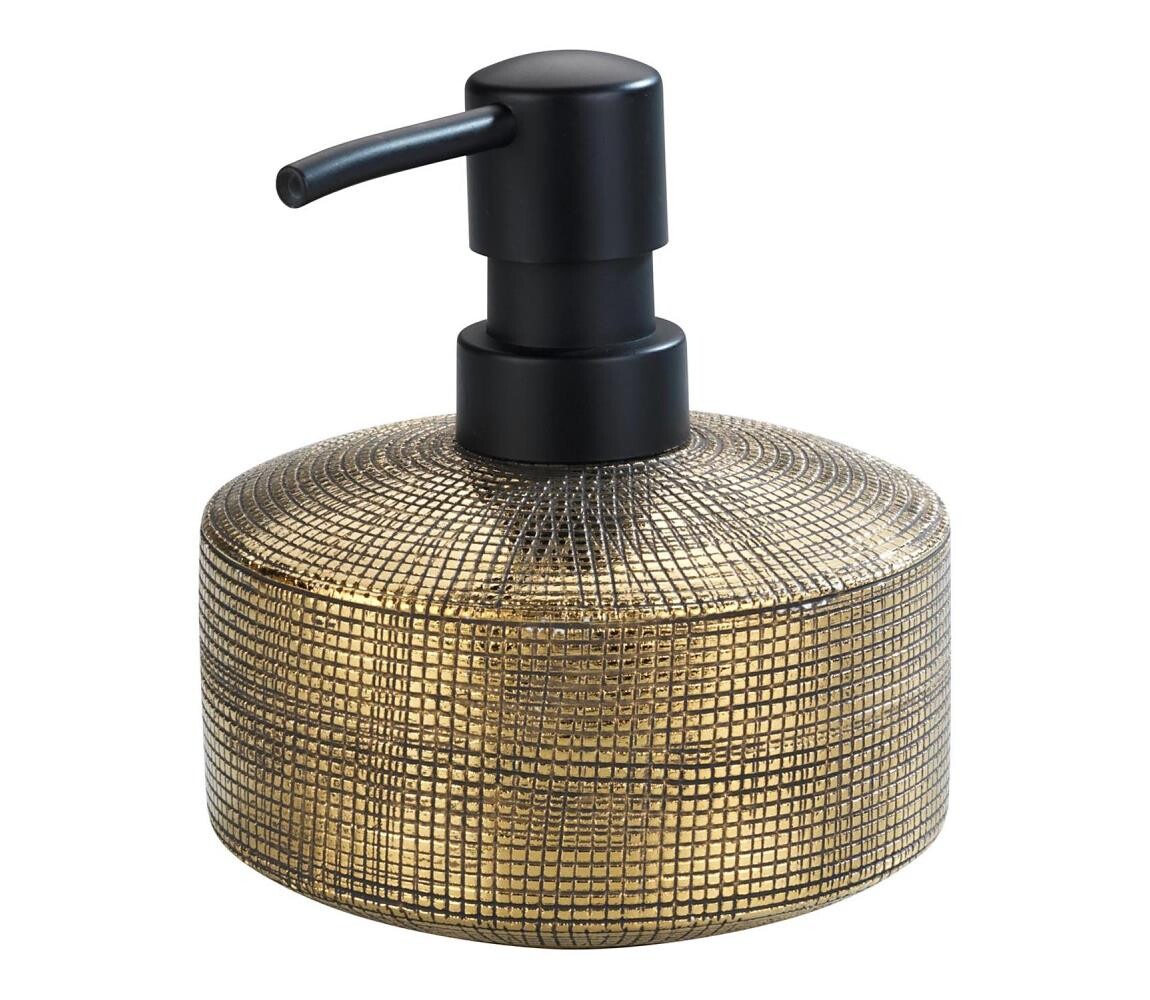 Wenko WENKO 24401100 - Dávkovač mýdla RIVARA 400 ml zlatá