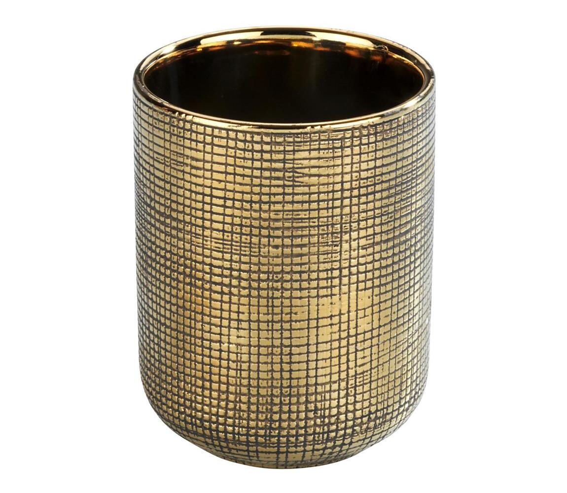 Wenko WENKO 24400100 - Pohárek na kartáčky RIVARA 7,5x9,5 cm zlatá