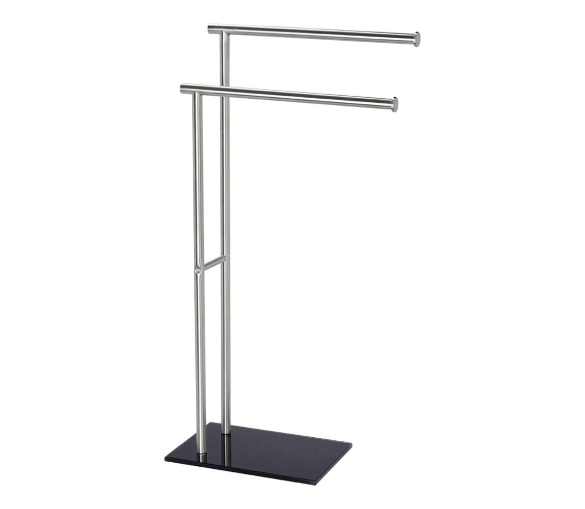 Wenko WENKO 20390100 - Stojan na ručníky LIMA 41x79 cm nerez/satin/černá