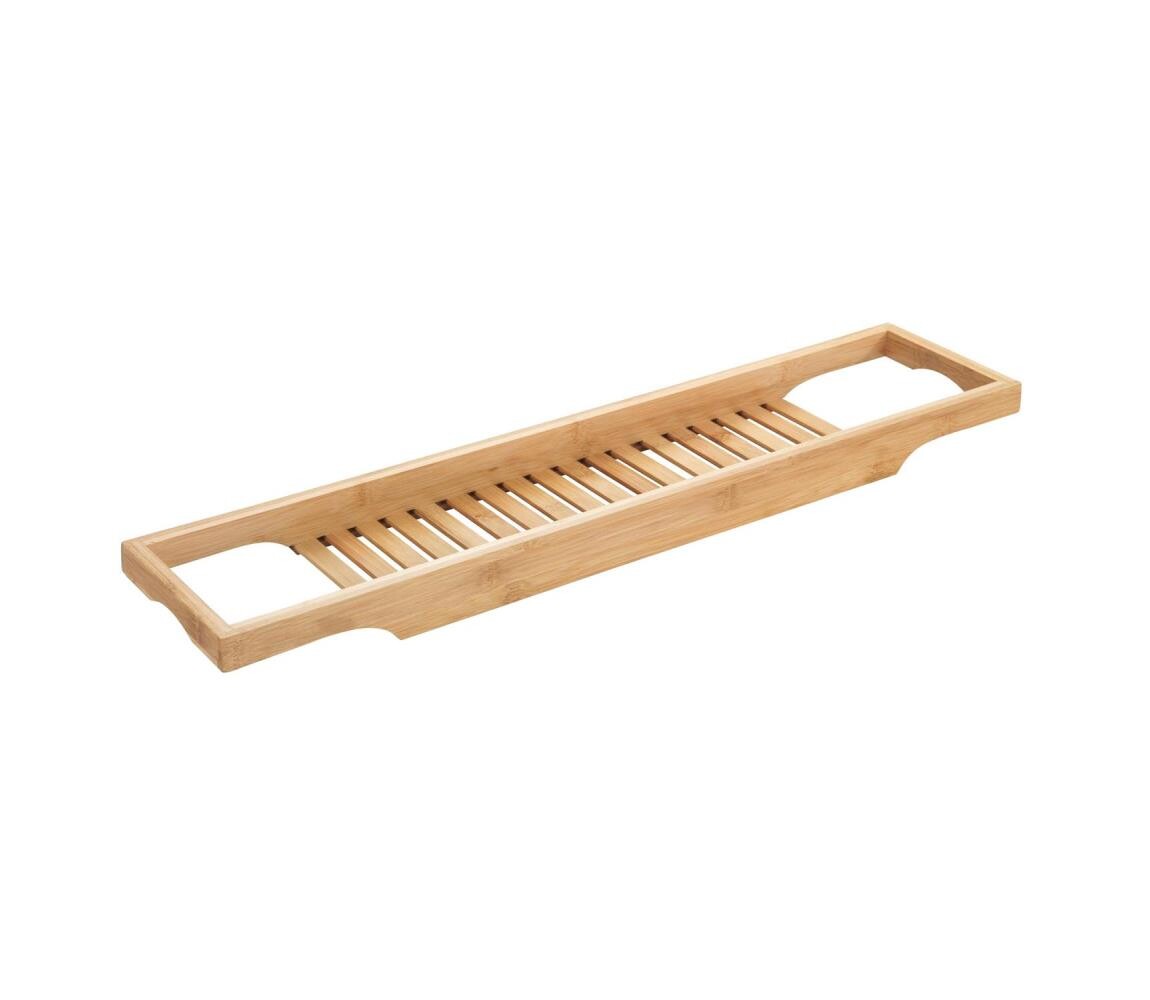 Wenko WENKO 24750100 - Polička do vany BAMBUSA 70x16 cm hnědá