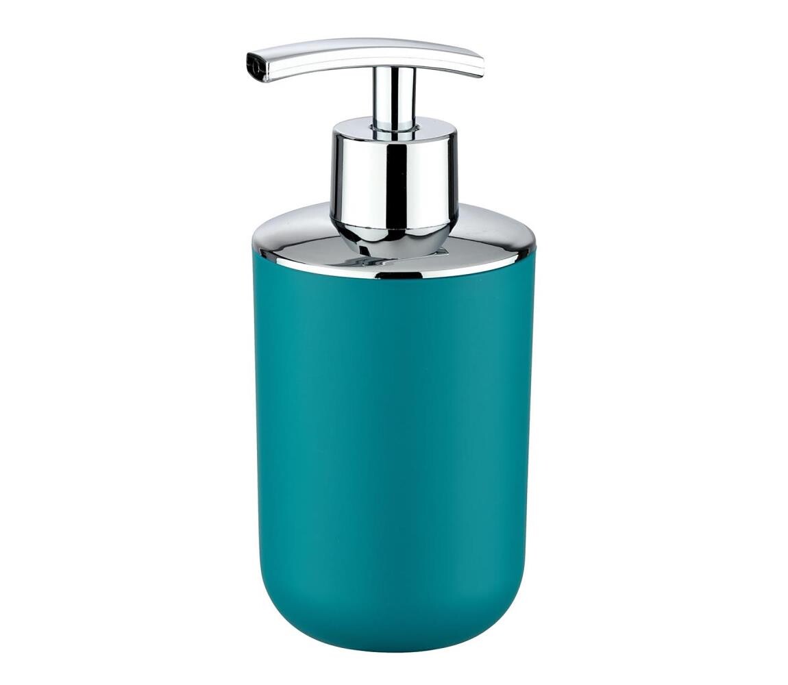 Wenko WENKO 21224100 - Dávkovač mýdla BRASIL 7,3x16,5 cm tyrkysová/lesk. chrom
