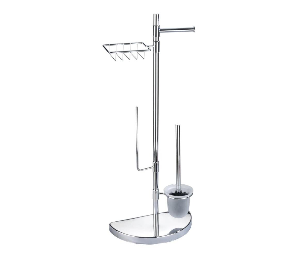 Wenko WENKO 196022500 - Toaletní centrum SPACE MARVEL 34x84,5 cm stříbrná/satin
