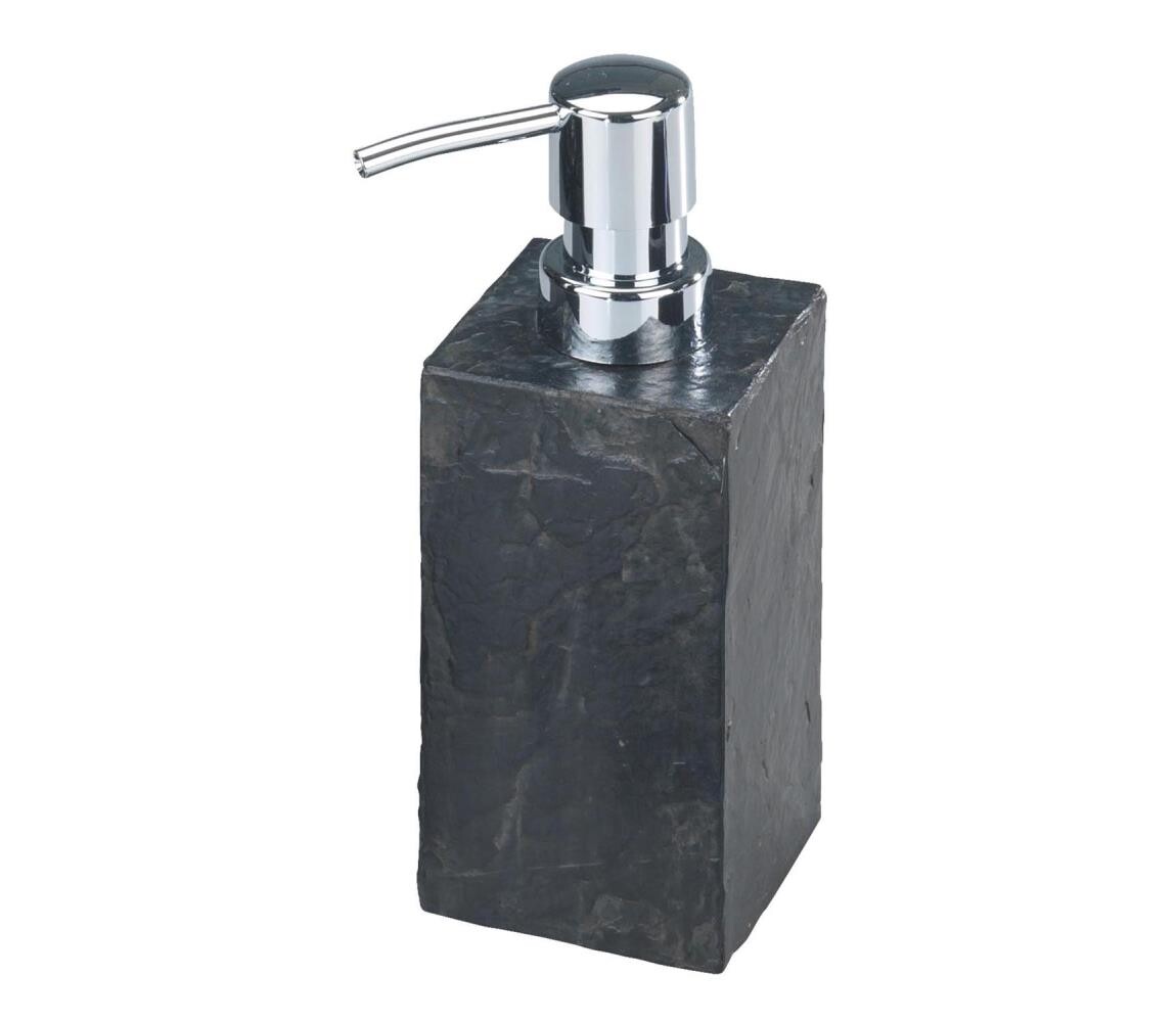 Wenko WENKO 17921100 - Dávkovač mýdla SLATE ROCK 250 ml antracit