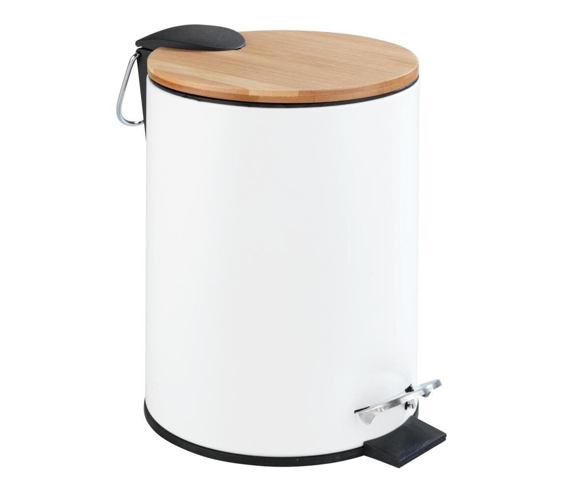 Wenko WENKO 24392100 - Koš TORTONA 17x23,5 cm bílá/hnědá/černá