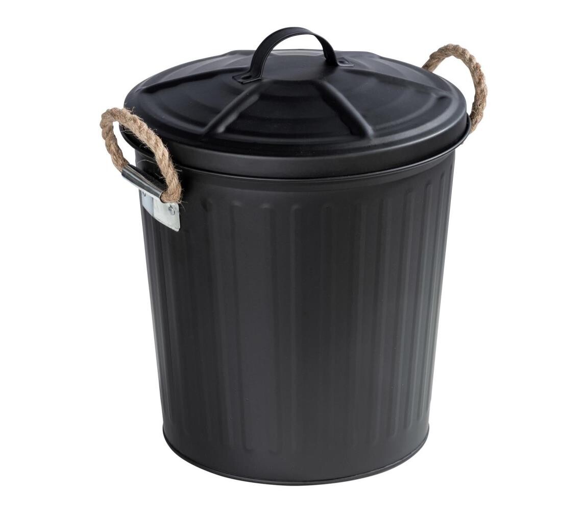 Wenko WENKO 24022100 - Koš GARA 24x28,5 cm černá