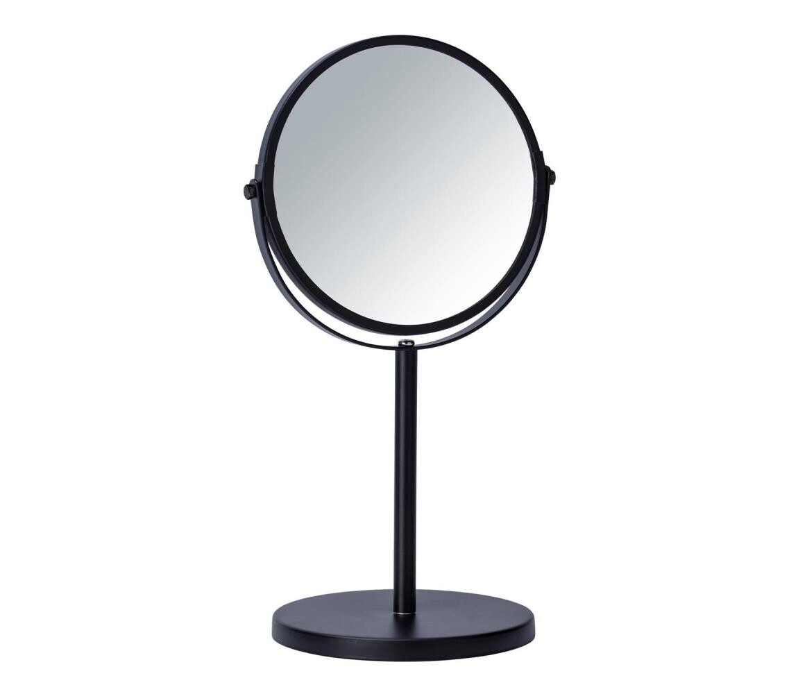 Wenko WENKO 24101100 - Zrcadlo ASSISI 18,5x34,5 cm černá