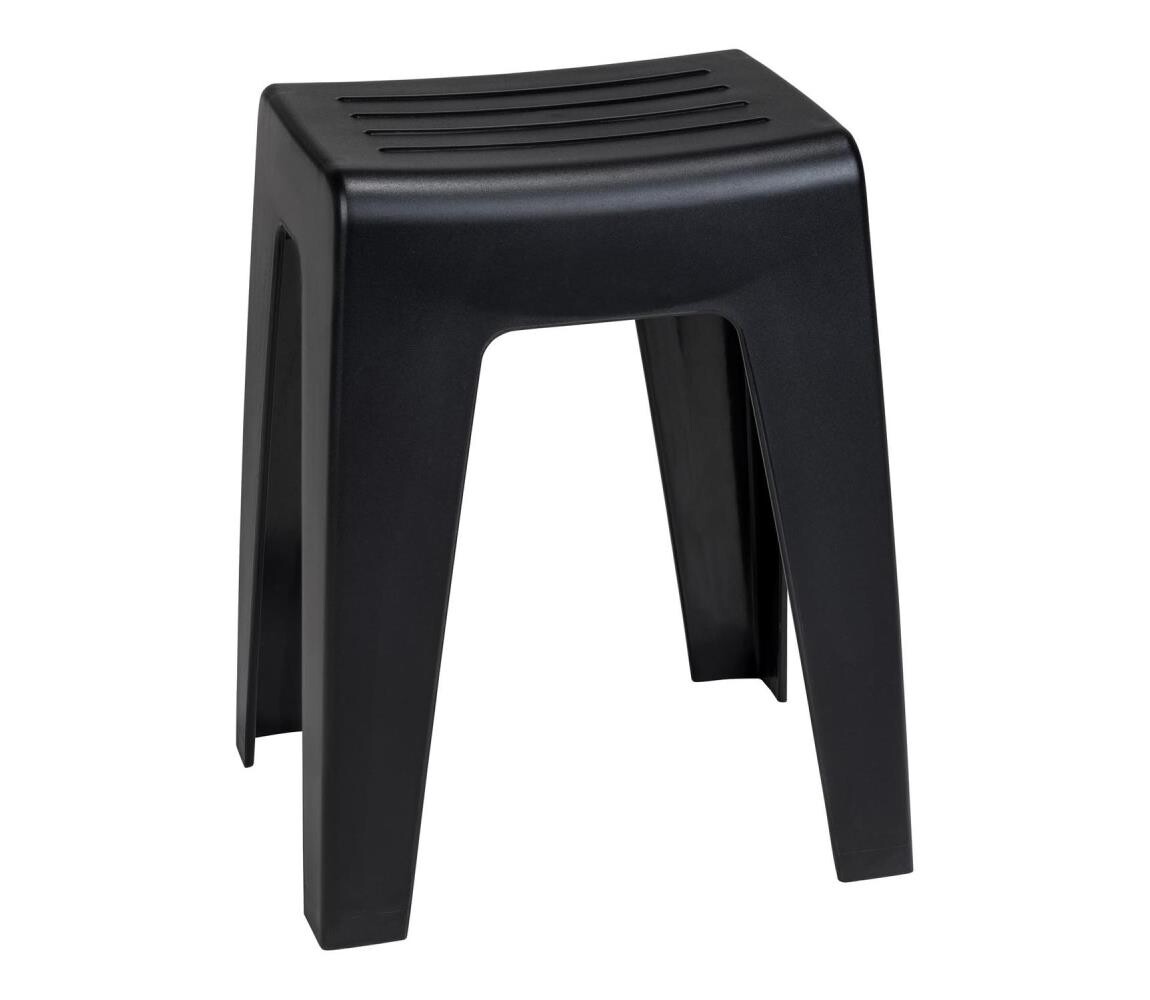 Wenko WENKO 25156100 - Stolička KUMBA 38x47 cm černá