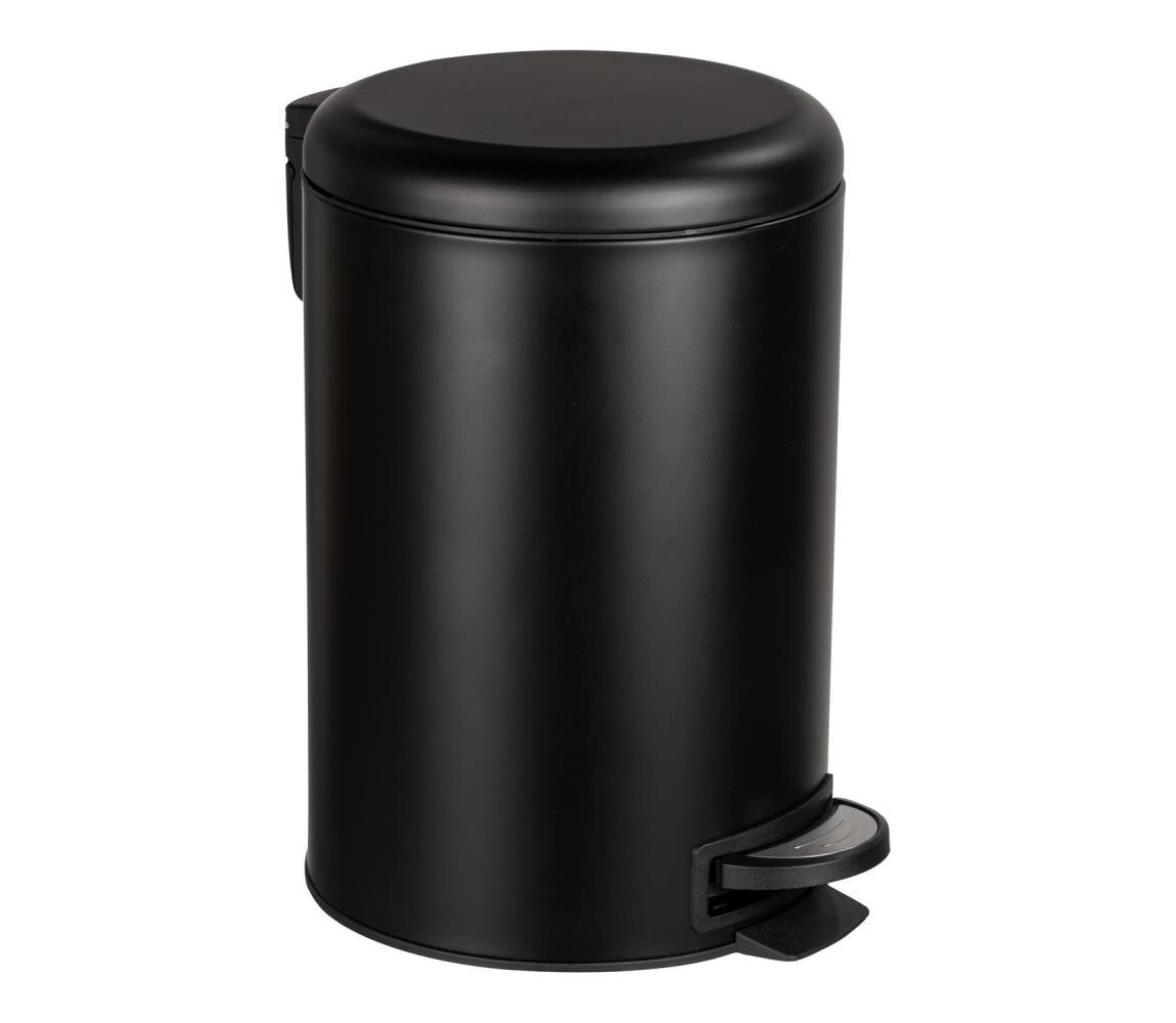 Wenko WENKO 54913100 - Odpadkový koš LEMAN 25x38 cm černá