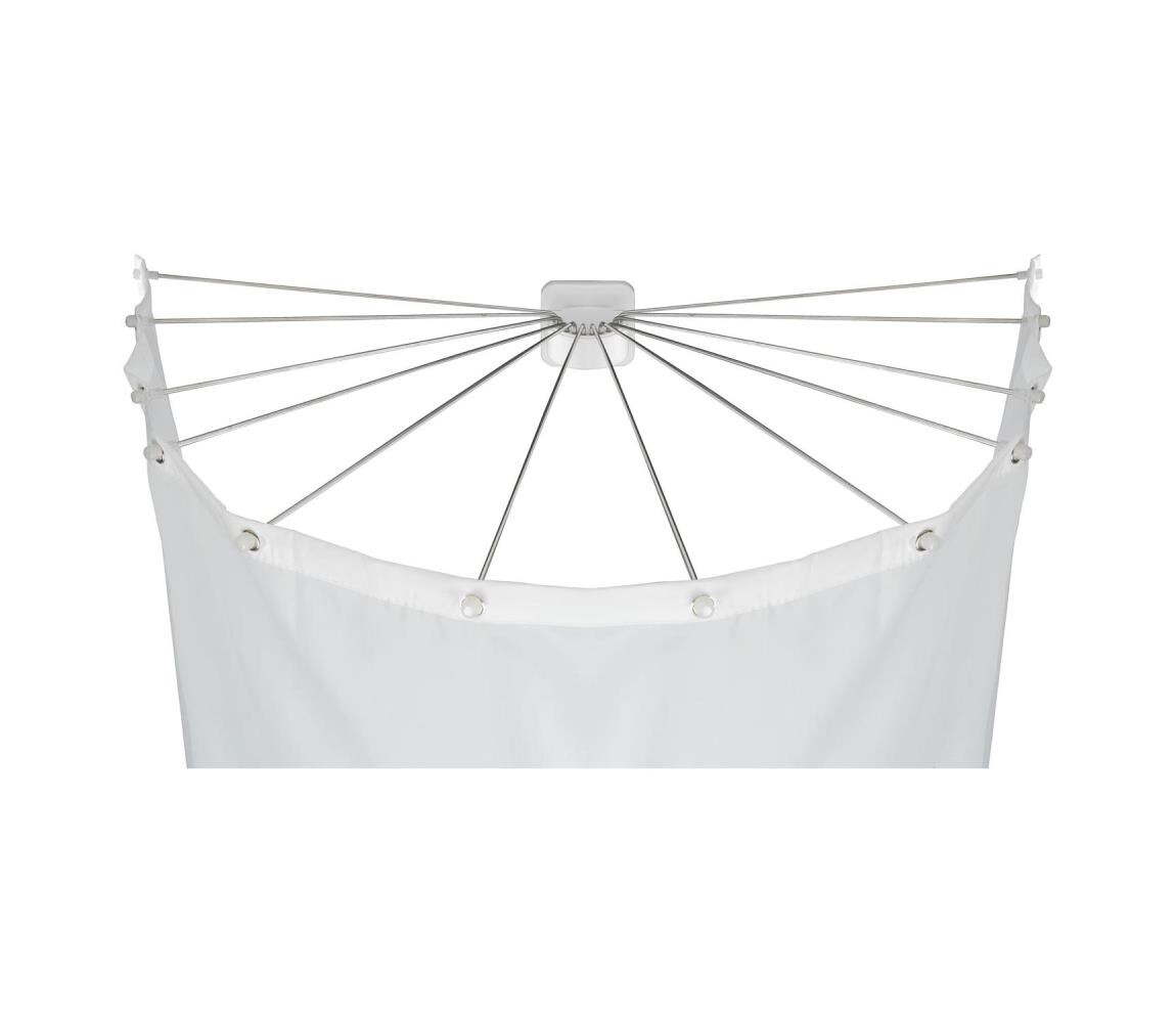 Wenko WENKO 23863100 - Sprchový držák 96x72 cm nerez/bílá