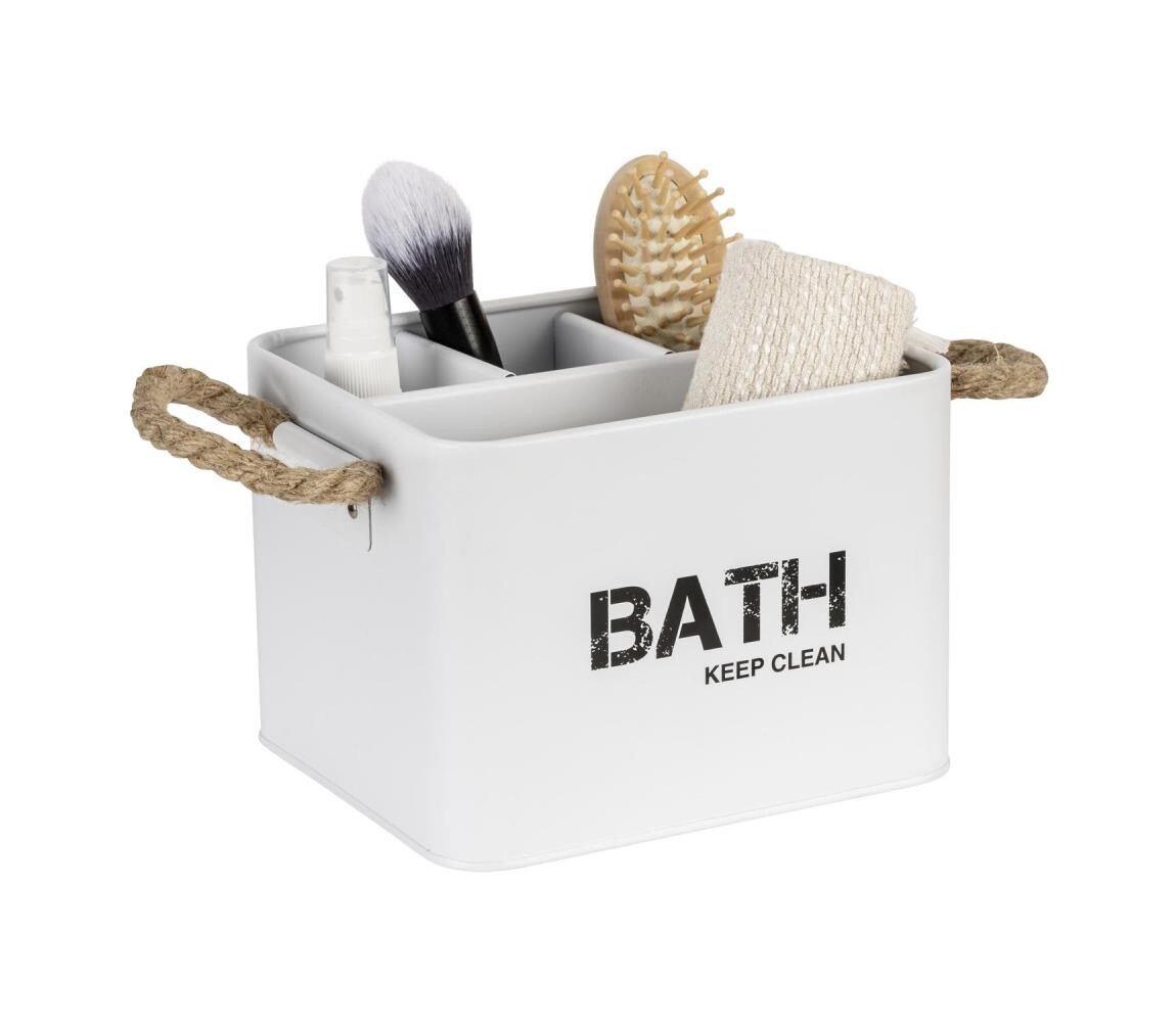 Wenko WENKO 23700100 - Box GARA 19x12,5 cm bílá