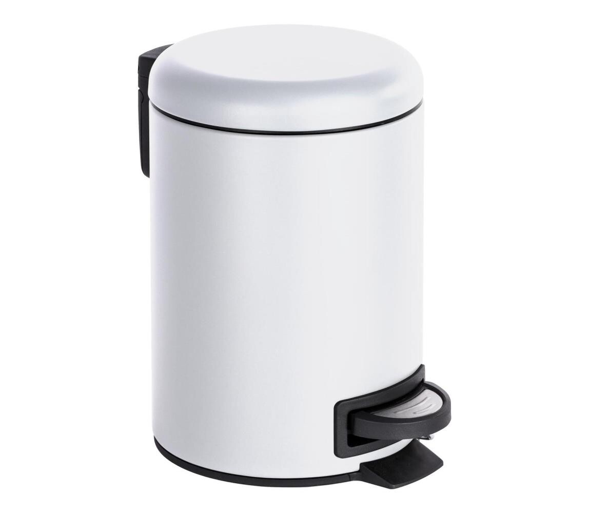 Wenko WENKO 22142800 - Koš LEMAN 17x25 cm bílá/černá