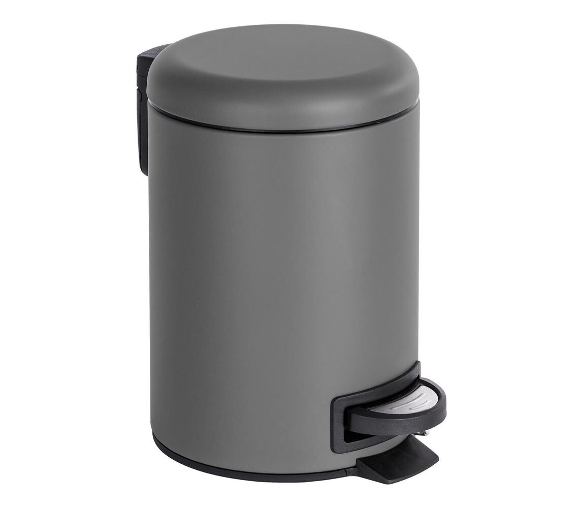 Wenko WENKO 22148100 - Koš LEMAN 17x25 cm šedá/černá