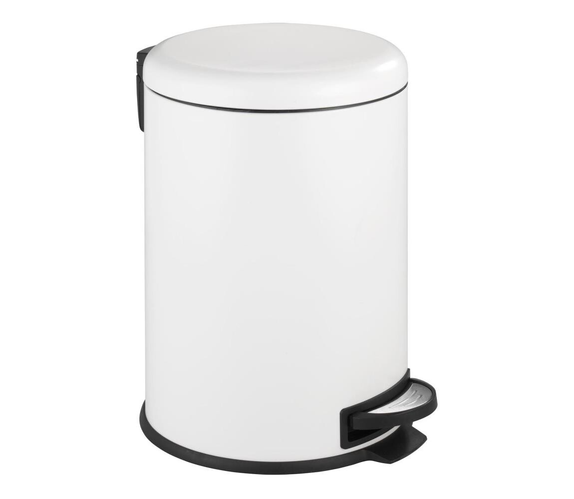 Wenko WENKO 22708100 - Koš LEMAN 30,5x44 cm bílá/černá