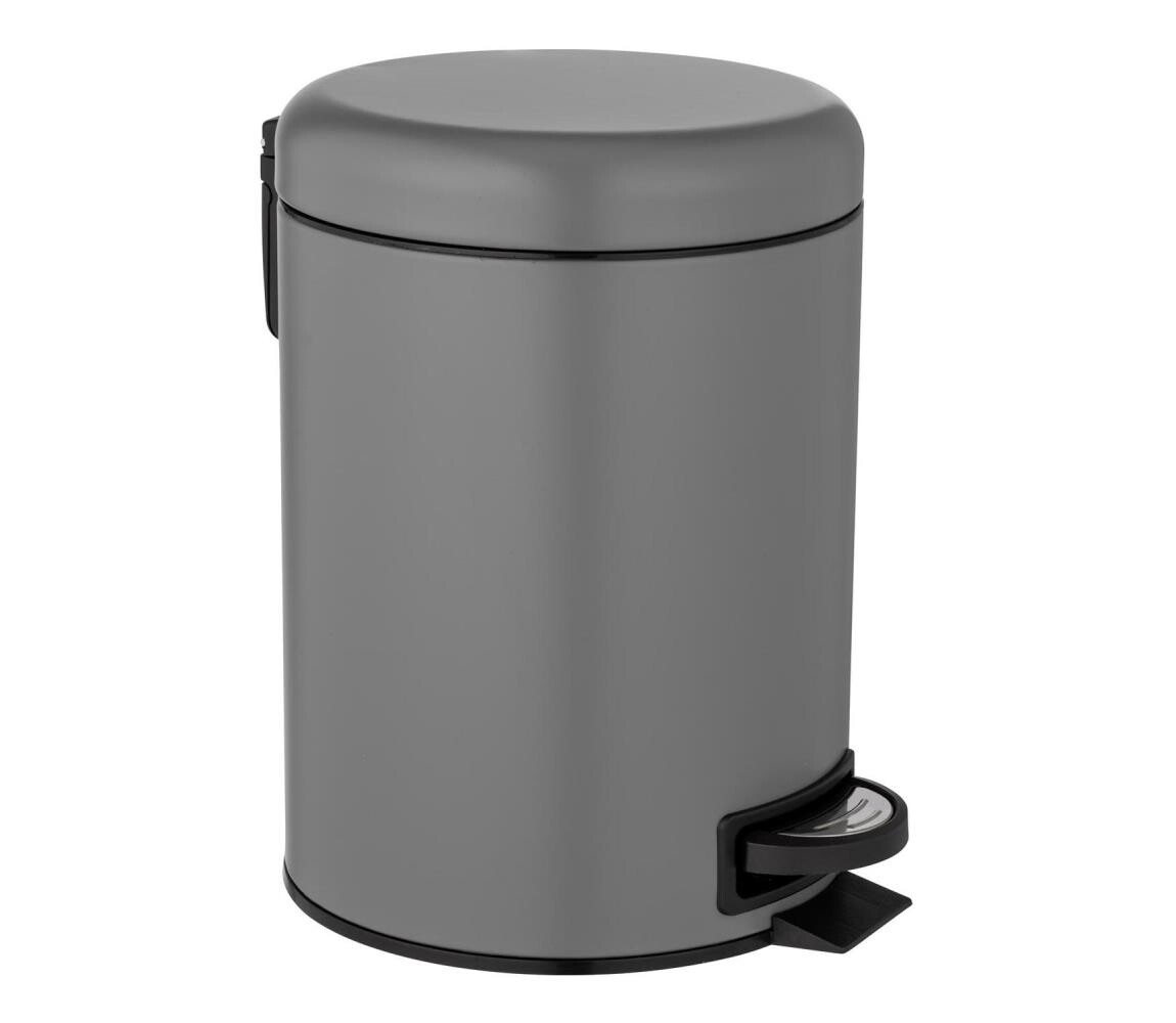 Wenko WENKO 24682100 - Koš LEMAN 21x24 cm šedá/černá