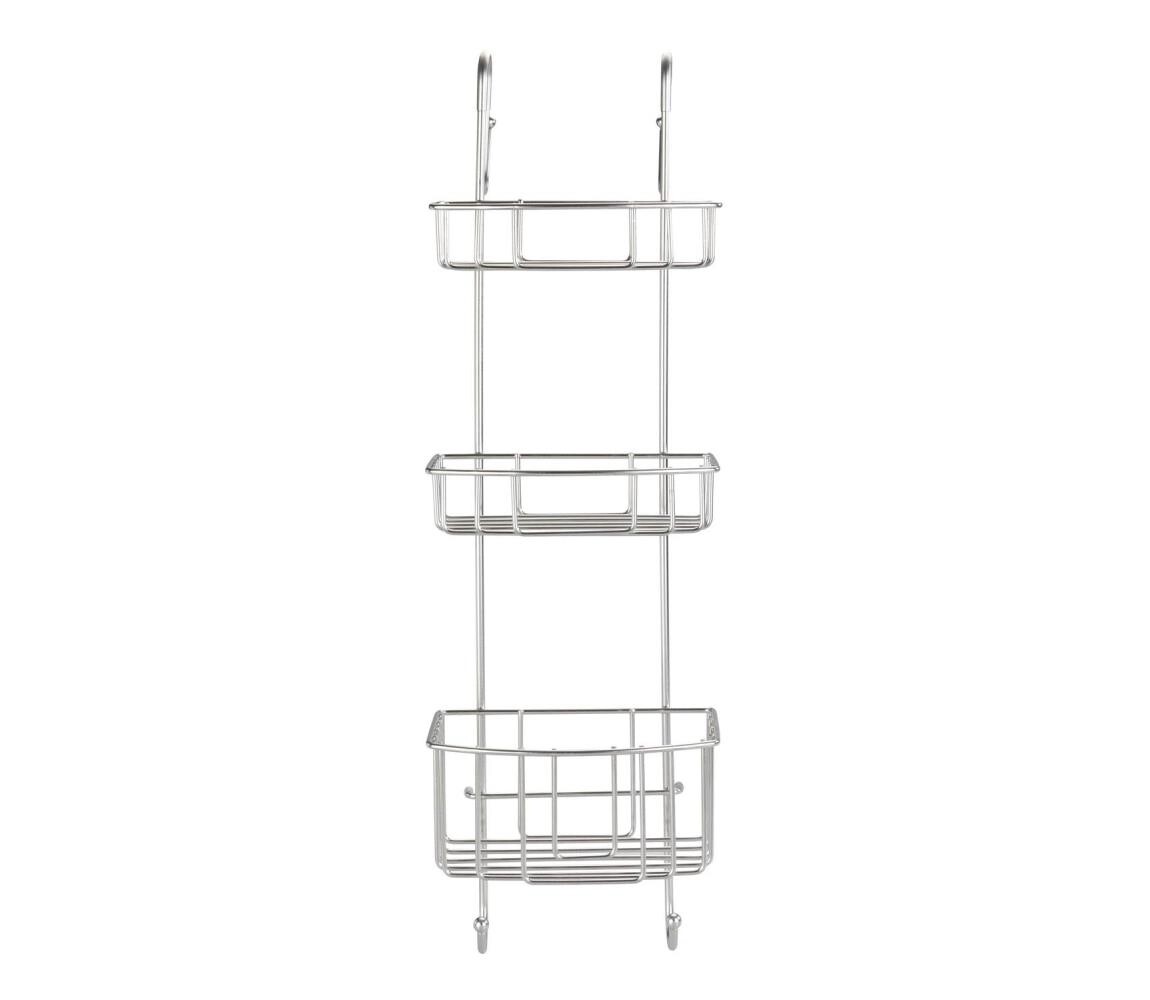 Wenko WENKO 24422100 - Polička OLESI 22,5x70 cm nerez/stříbrná