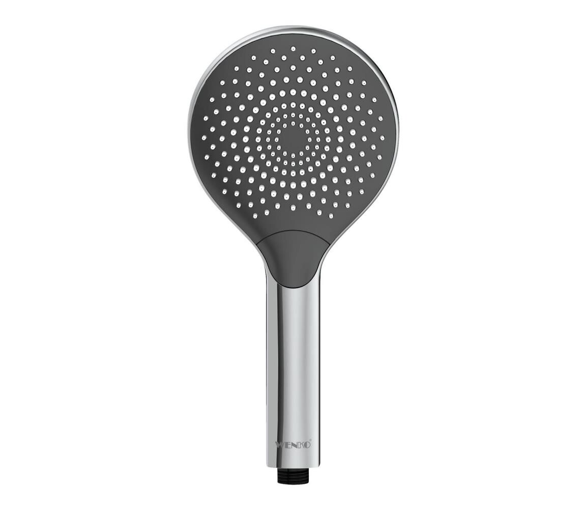 Wenko WENKO 24921100 - Sprchová hlavice WATERSAVING SYSTEM 12x12 cm lesk. chrom/šedá