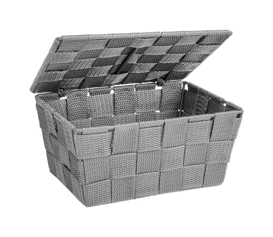 Wenko WENKO 22793100 - Koš ADRIA 19x14 cm šedá