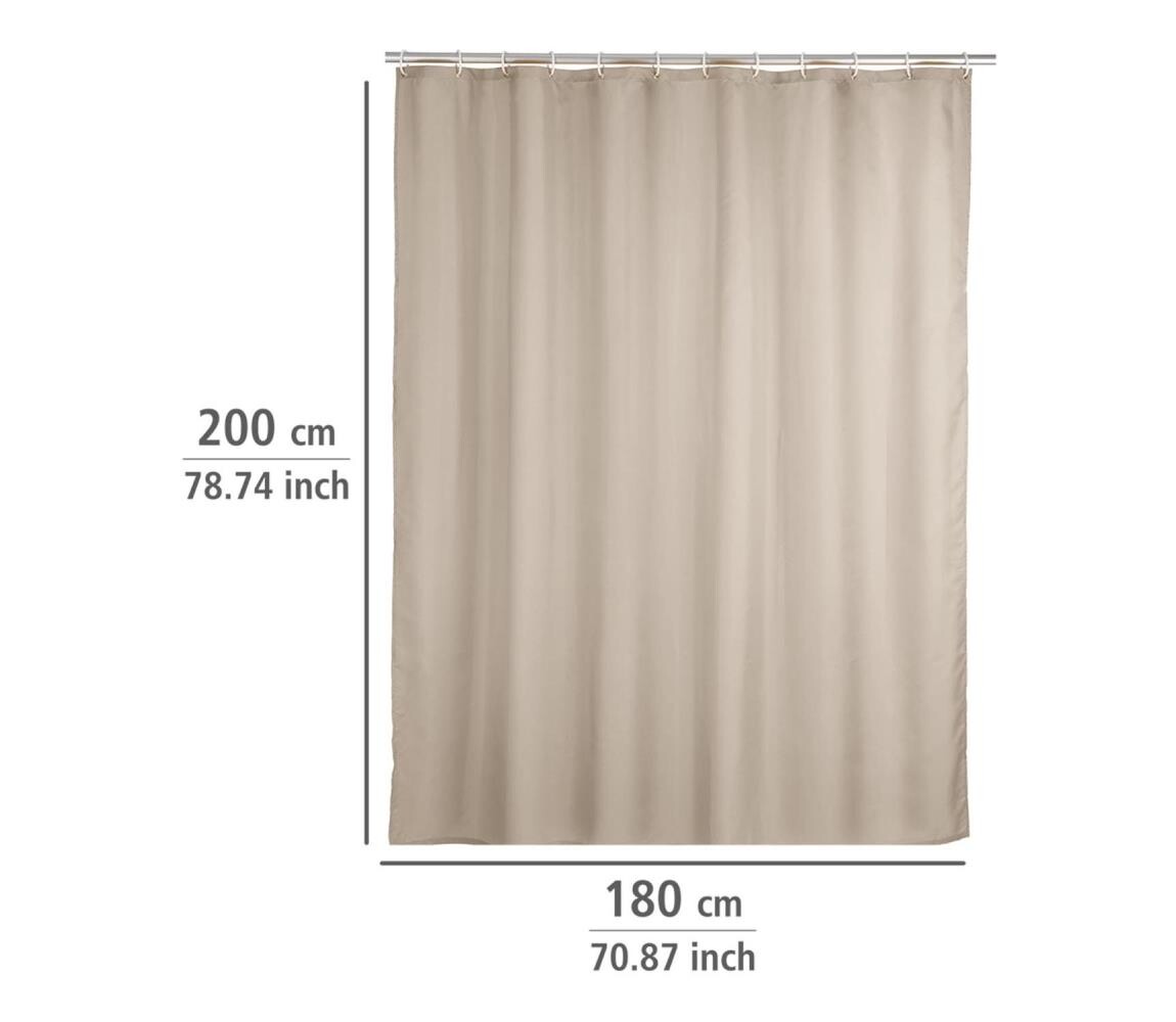 Wenko WENKO 20045100 - Sprchový závěs 180x200 cm béžová