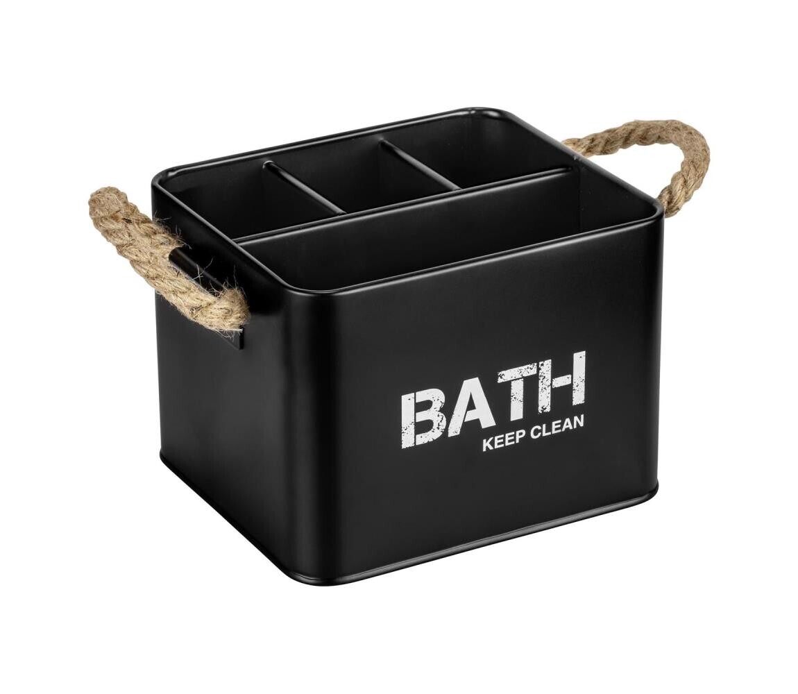 Wenko WENKO 24328100 - Úložný box GARA 19x13 cm černá