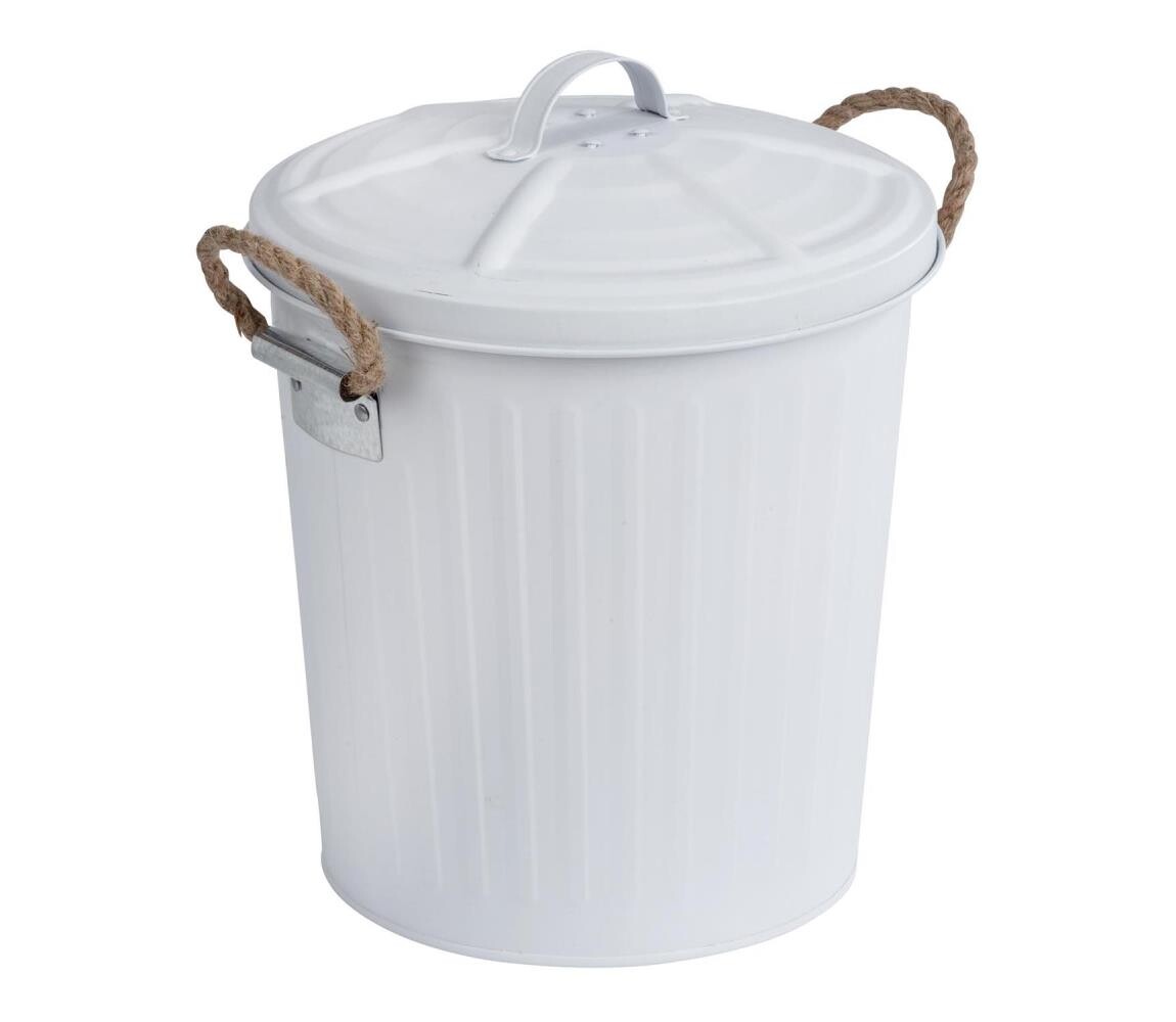 Wenko WENKO 23703100 - Koš GARA 24x28,5 cm bílá