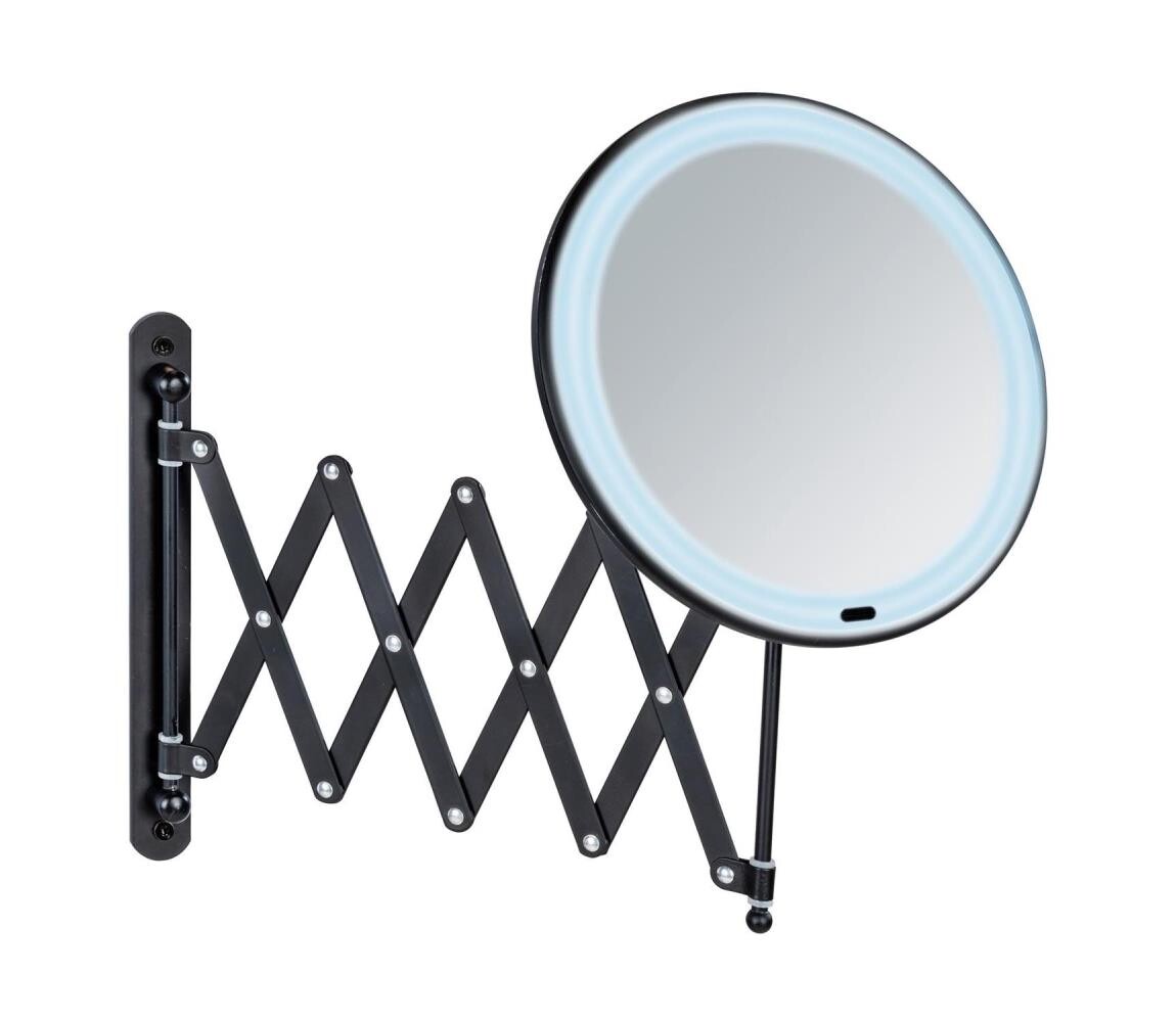 Wenko WENKO 25524100 - Zrcadlo BARONA 20x34 cm černá