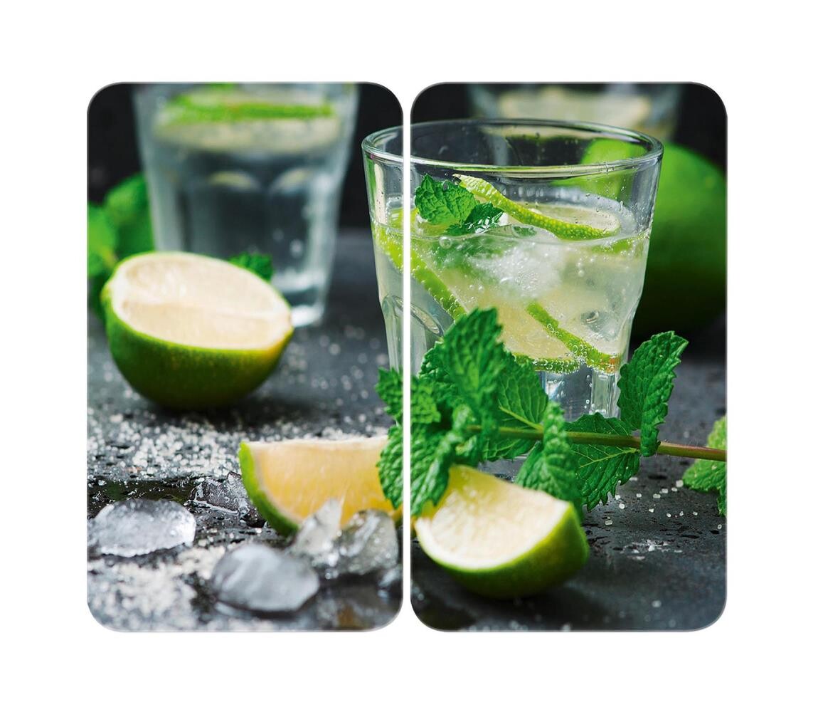 Wenko WENKO 2521482100 - Kryt na sporák 52x30 cm pestrobarevná/šedá/čirá