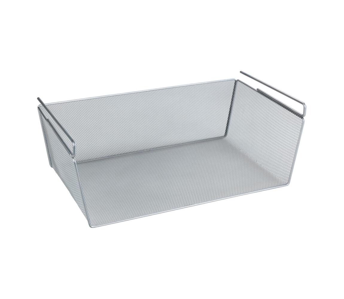 Wenko WENKO 53143100 - Košík 49x28 cm stříbrná