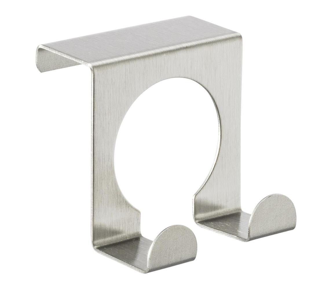 Wenko WENKO 8411100 - Háček 5x5 cm nerez/stříbrná