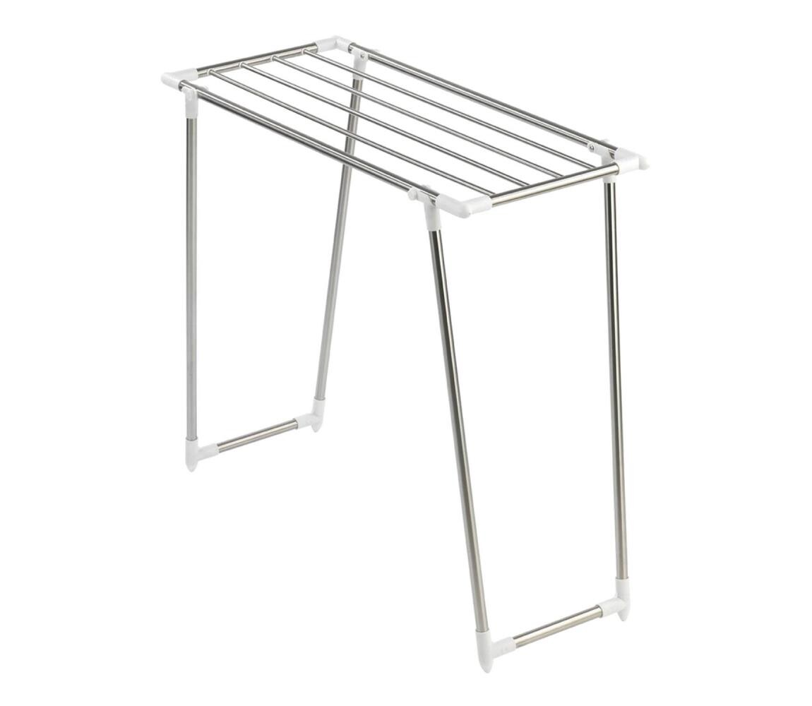 Wenko WENKO 3774020100 - Sušák na prádlo PROFI SINGLE 87x79 cm nerez/stříbrná/bílá