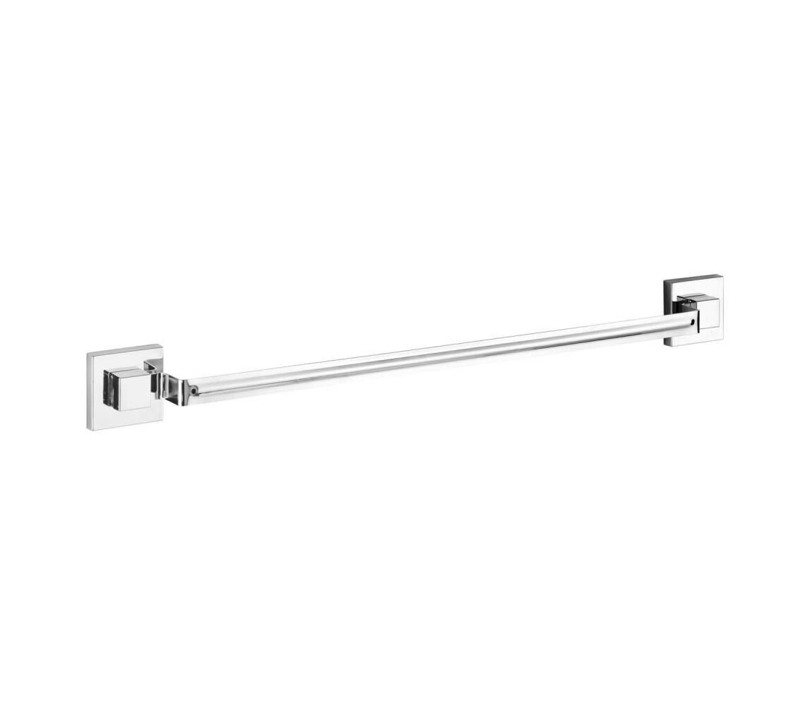 Wenko WENKO 22684100-Držák ručníků VACUUM-LOC QUADRO ED 60,5x6 cm stříbrná/lesk. chrom