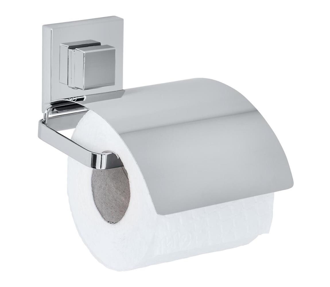 Wenko WENKO 22696100-Držák toal. papíru VACUUM-LOC QUADRO ED 13x14 cm lesklý chrom