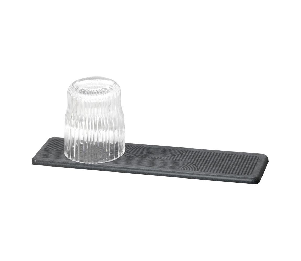 Wenko WENKO 54957100 - Odkapávací podložka DAMON 30x8 cm šedá