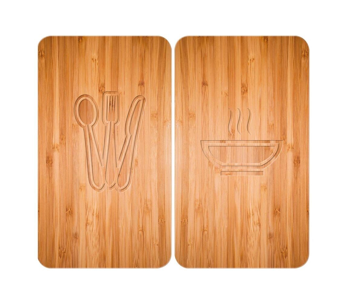 Wenko WENKO 2521497100 - Kryt na sporák 52x30 cm pestrobarevná/šedá/čirá