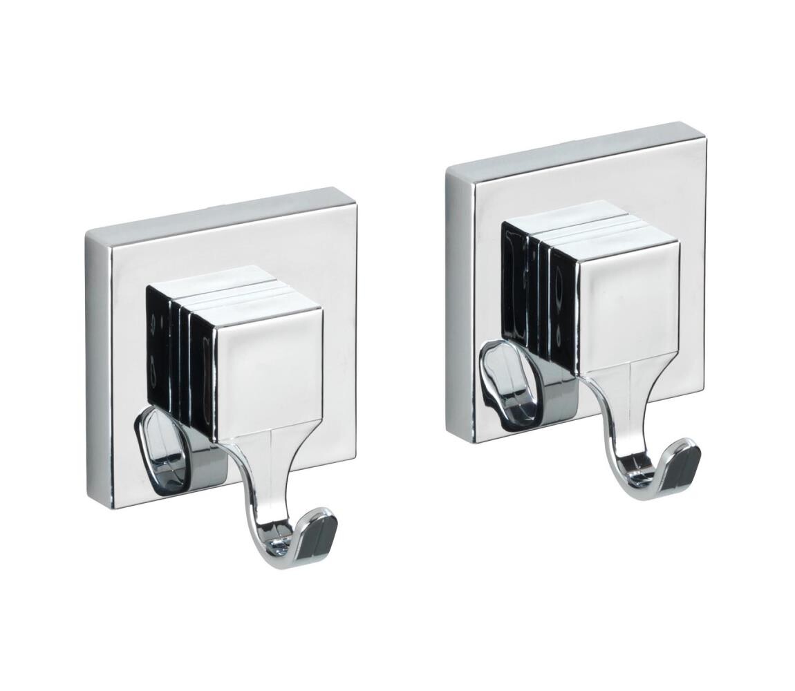 Wenko WENKO 22688100-Háček VACUUM-LOC QUADRO ED 6x7 cm stříbrná/lesk. chrom