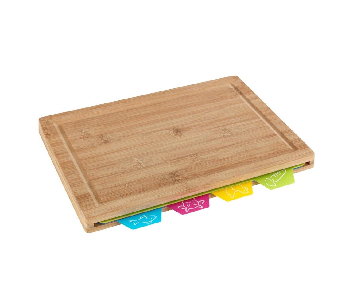 Wenko WENKO 53064100 - Prkénko 32,5x22,5 cm hnědá/pestrobarevná