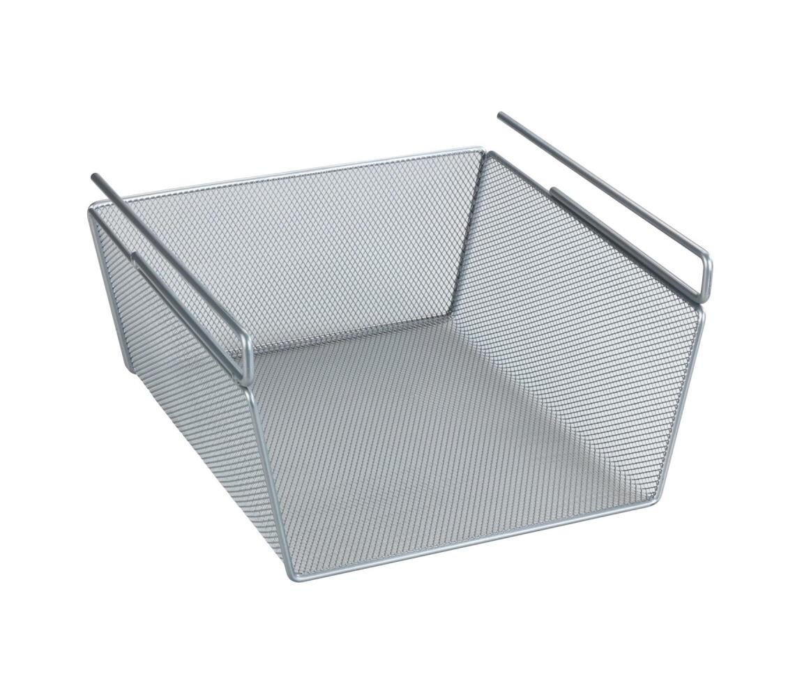 Wenko WENKO 53142100 - Košík 27,5x28 cm stříbrná