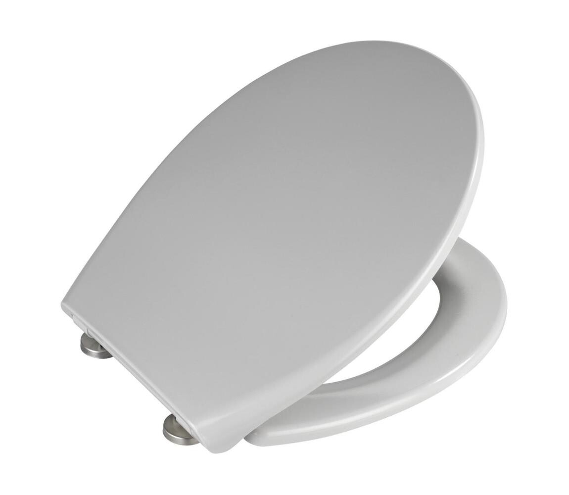 Wenko WENKO 22402100-WC sedátko SAMOS 44,5x37,5 cm šedá/stříbrná