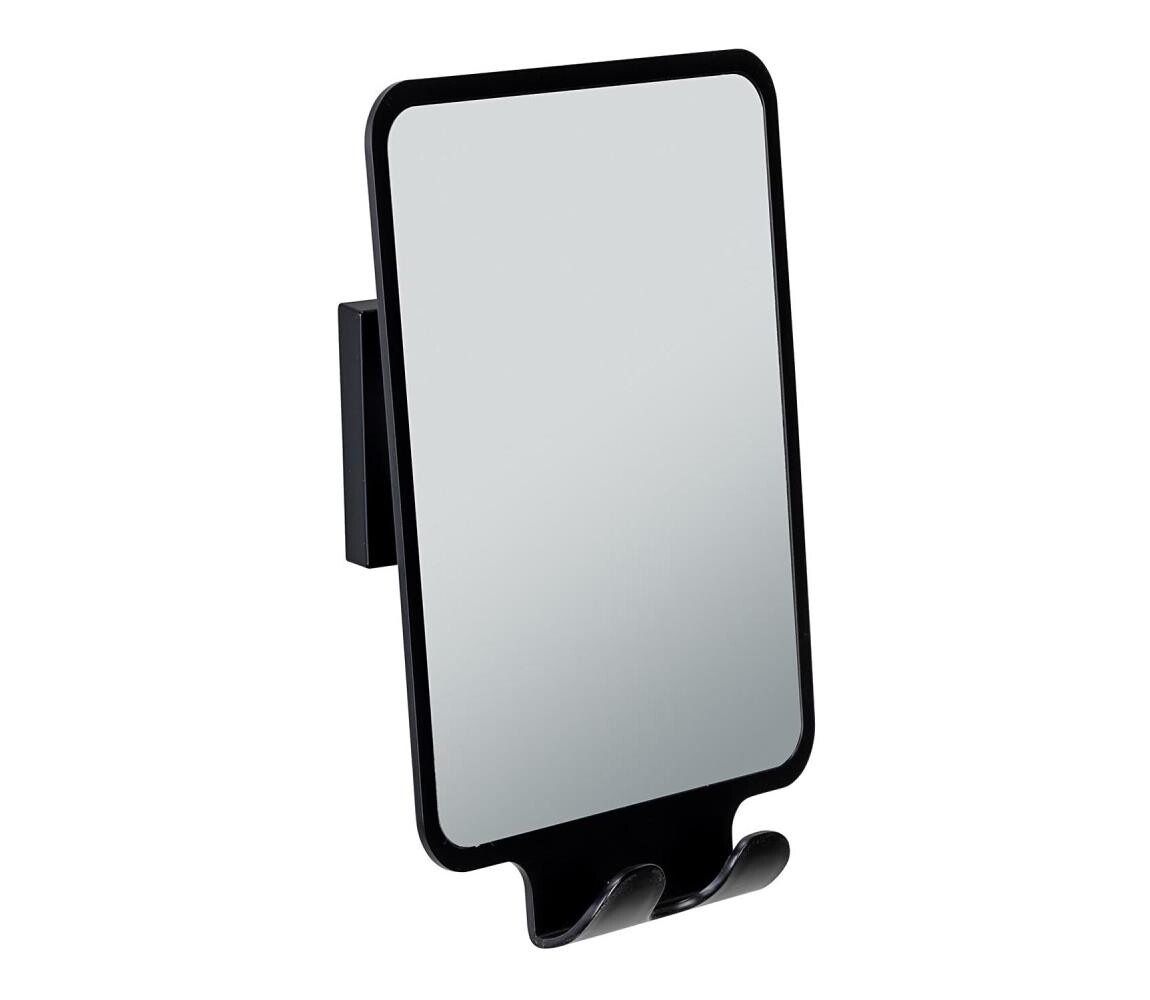 Wenko WENKO 71449800 - Zrcadlo VACUUM-LOC QUADRO ED 14x19,5 cm černá